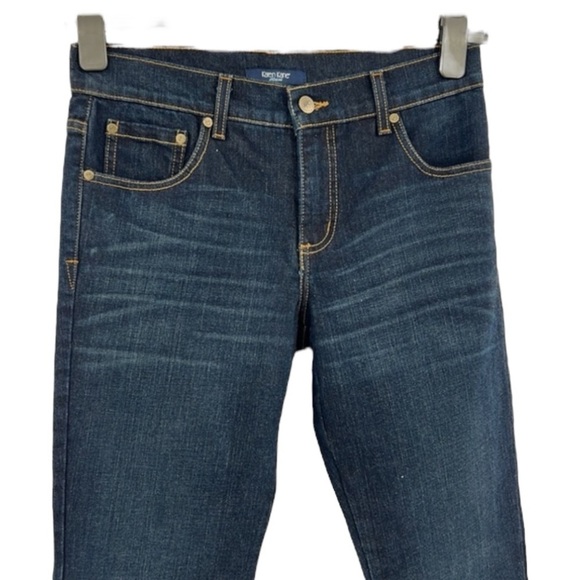 Karen Kane Denim Women’s Blue Dark Wash Embellished Bootcut Stretch Jean… - Picture 4 of 10